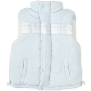 Chaleco . - Azul cielo