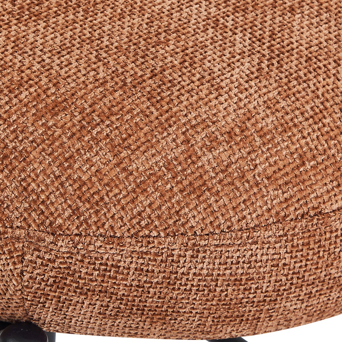Lot de 2 tabourets de bar en tissu chenille - ORLA