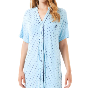 Camisón corto turquesa