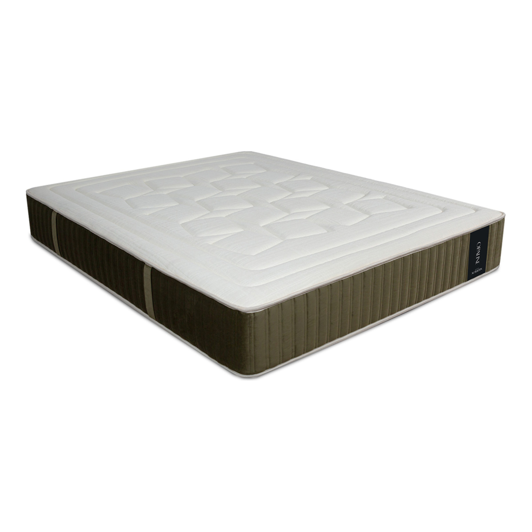 Matelas Opaline Mémoire de Forme & Mousse Polyuréthane Supersoft, 30 cm, Soutien Ferme, 4 poignées, Garantie 10 ans.