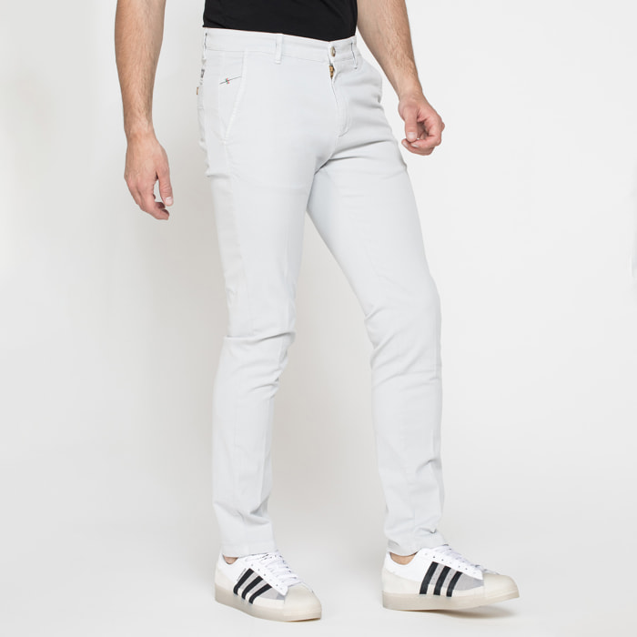PANTALONE CHINO MOD. 617 IN GABARDINA ELASTICIZZATA