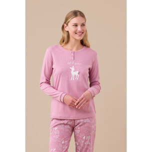 Pigiama donna caldo cotone articolo fiaba Noidinotte