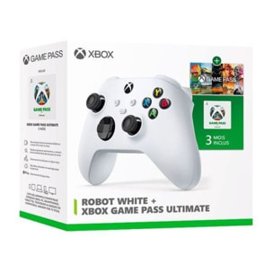 Manette MICROSOFT Robot White + 3 mois de Game pass Ultimate