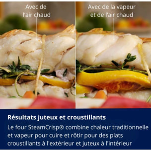 Four encastrable fonction vapeur ELECTROLUX EOC9P3XT  AI Taste Assist et Steamcrips