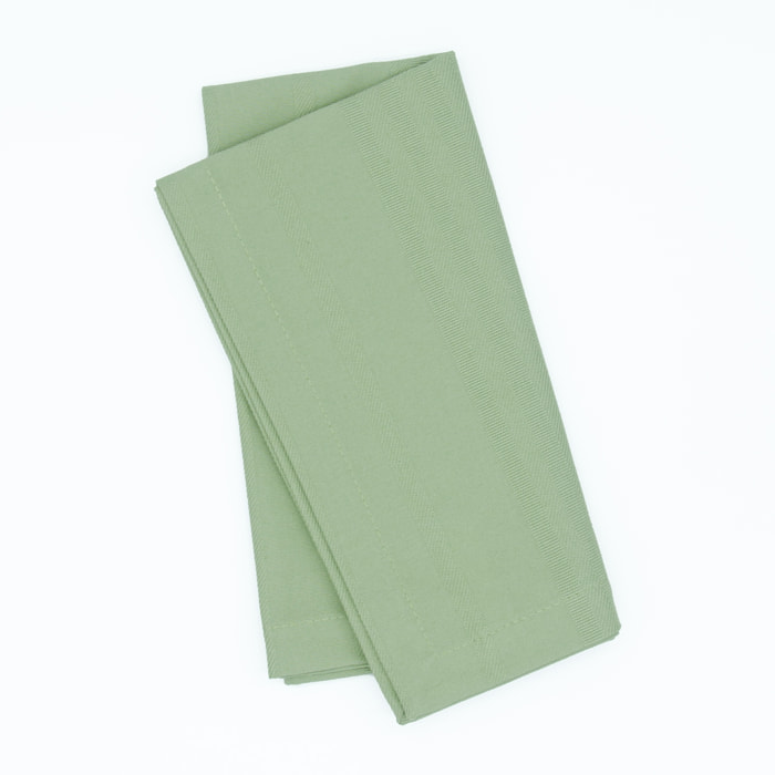 Lot de 6 serviettes de table ARLEQUIN Tilleul