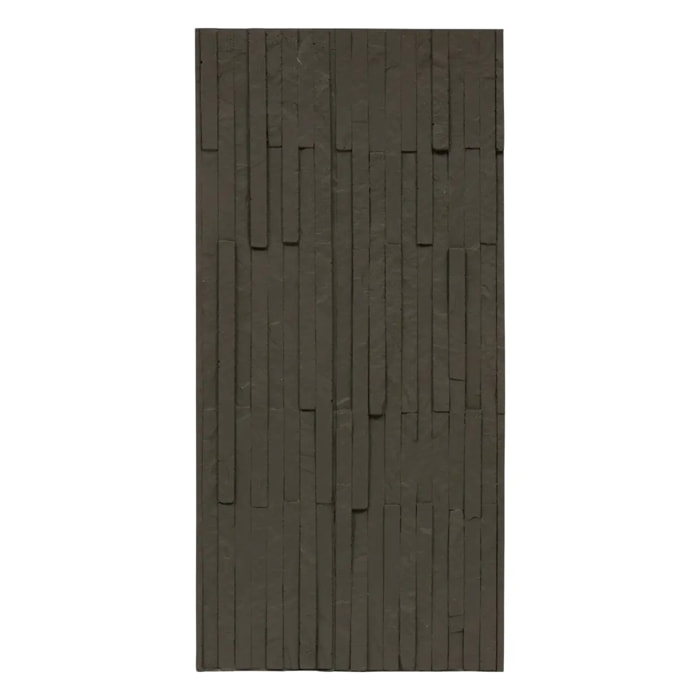 Sticker mural effet ardoise Cary gris foncé 58x28cm