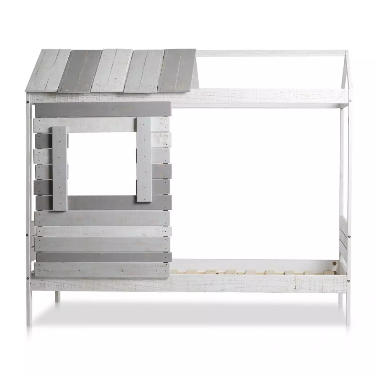 Cama cabaña Barnie W Vintage - Grayscale