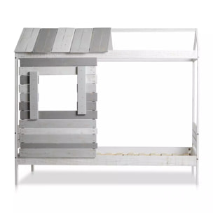 Cama cabaña Barnie W Vintage - Grayscale