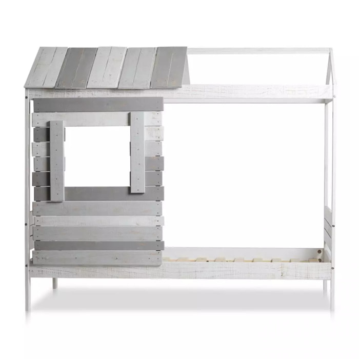 Cama cabaña Barnie W Vintage - Grayscale