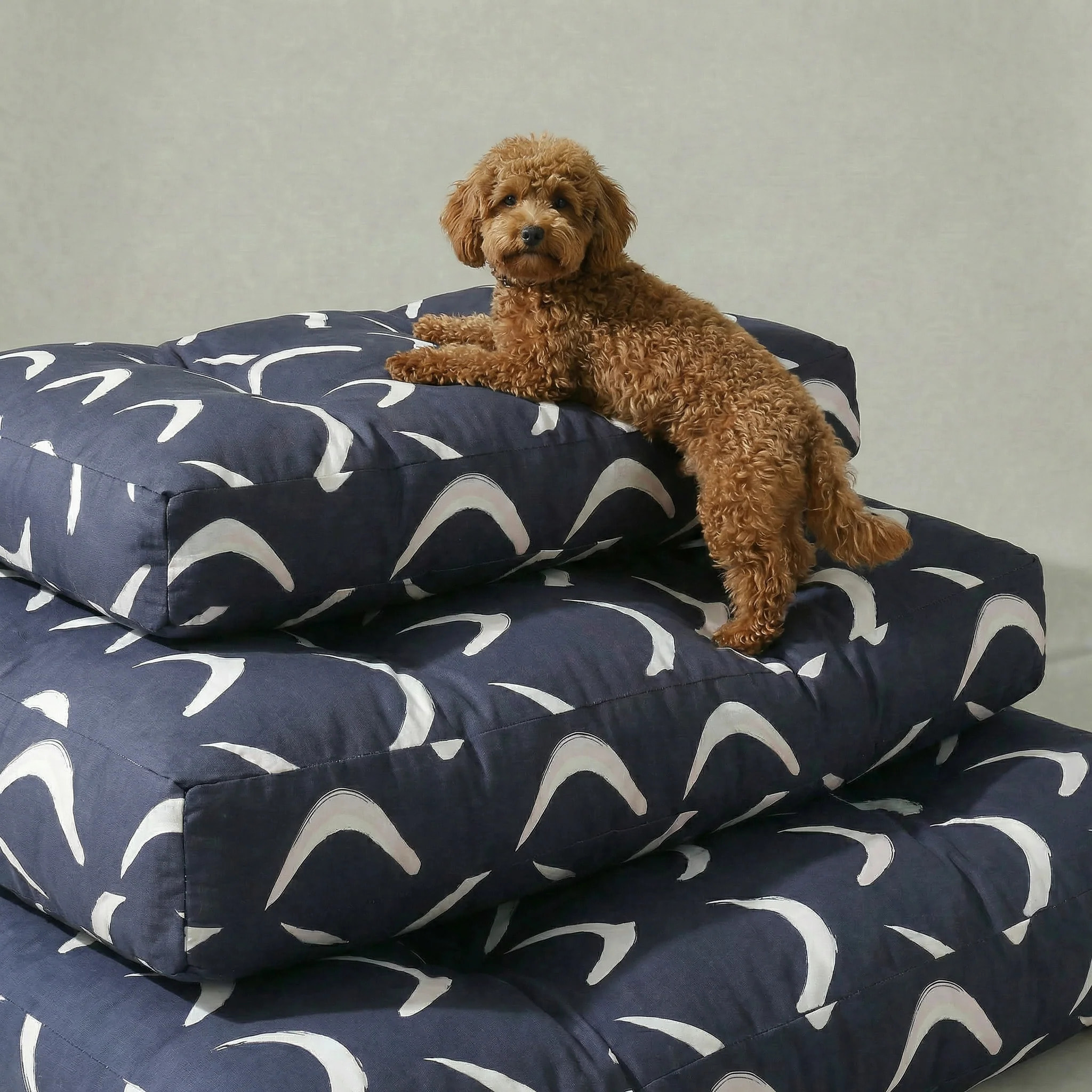 Lit pour animaux antitaches Calella Bleu