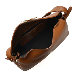 Borsa a mano Anna Luchini Cammello