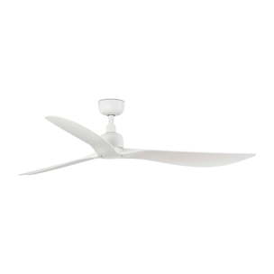 OUTWOOD Ø1500MM BLANCO 3 PALAS BLANCAS IP44