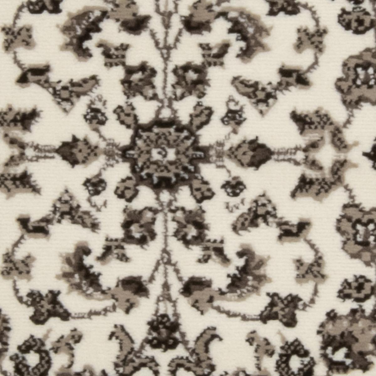 Tapis SILO motif traditionnel oriental beige et noir