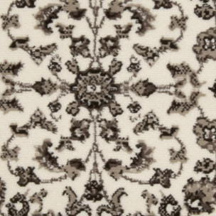 Tapis SILO motif traditionnel oriental beige et noir