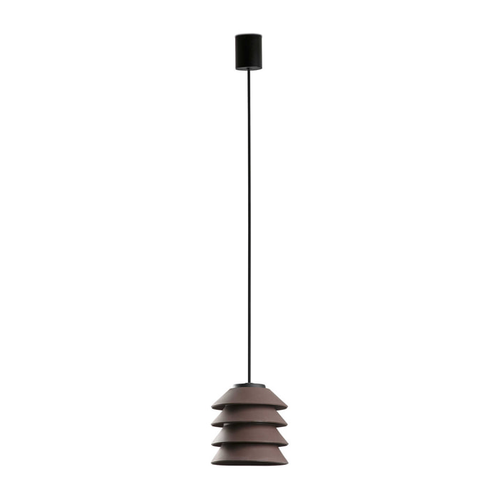 TOBA Suspension avec pavillon marron