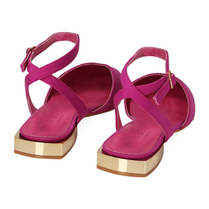 Ballerine slingback fucsia in lycra