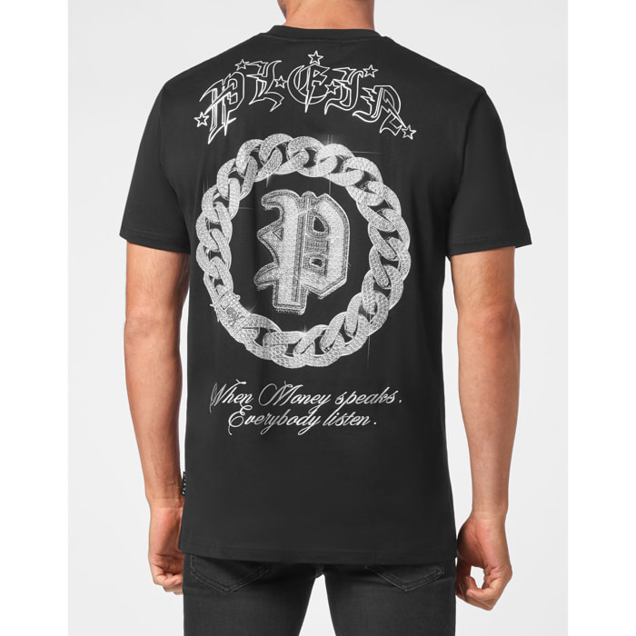 PHILIPP PLEIN Camiseta de cuello redondo y manga corta