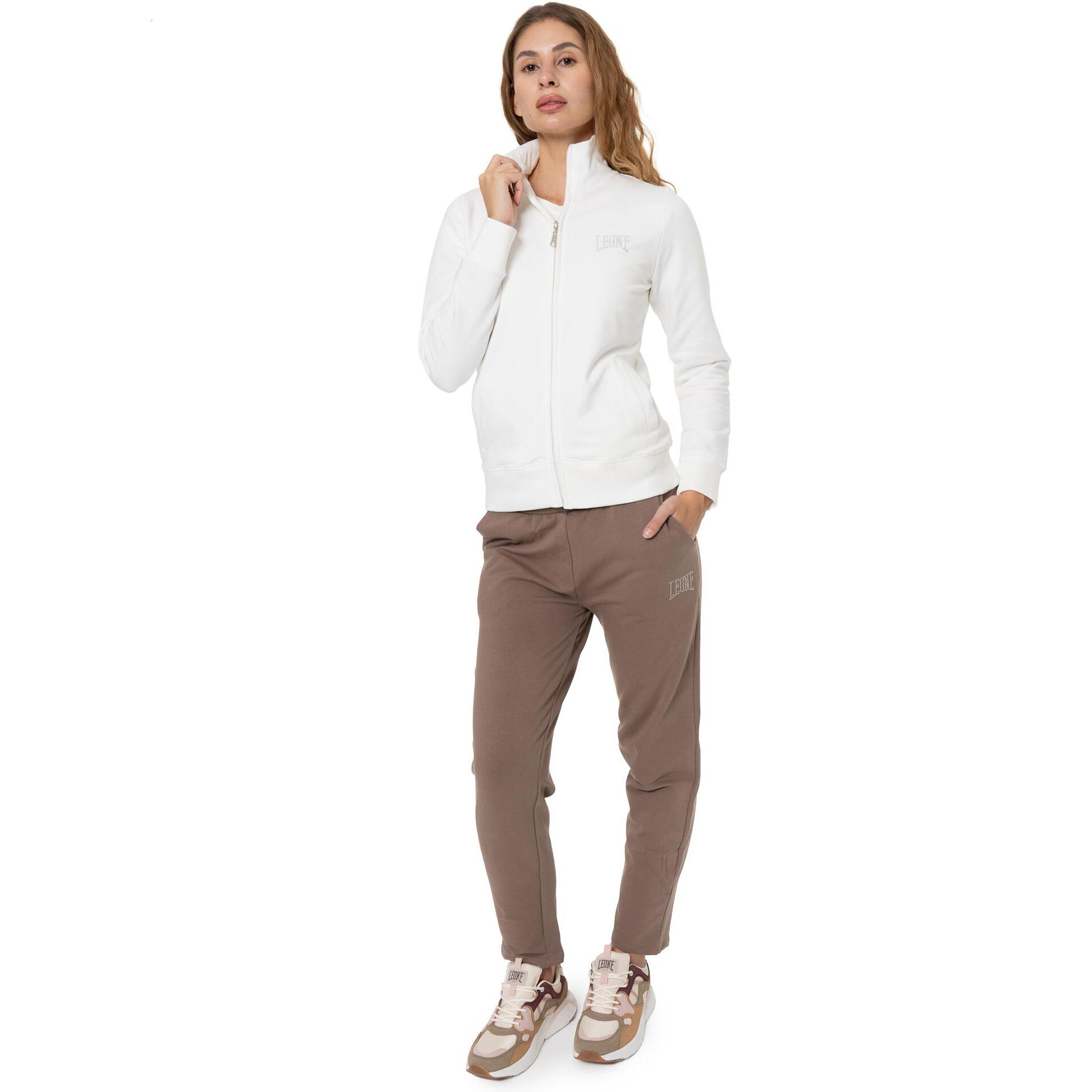 Tuta invernale donna collo alto e zip, pantalone dritto Leone 1947 All You Need
