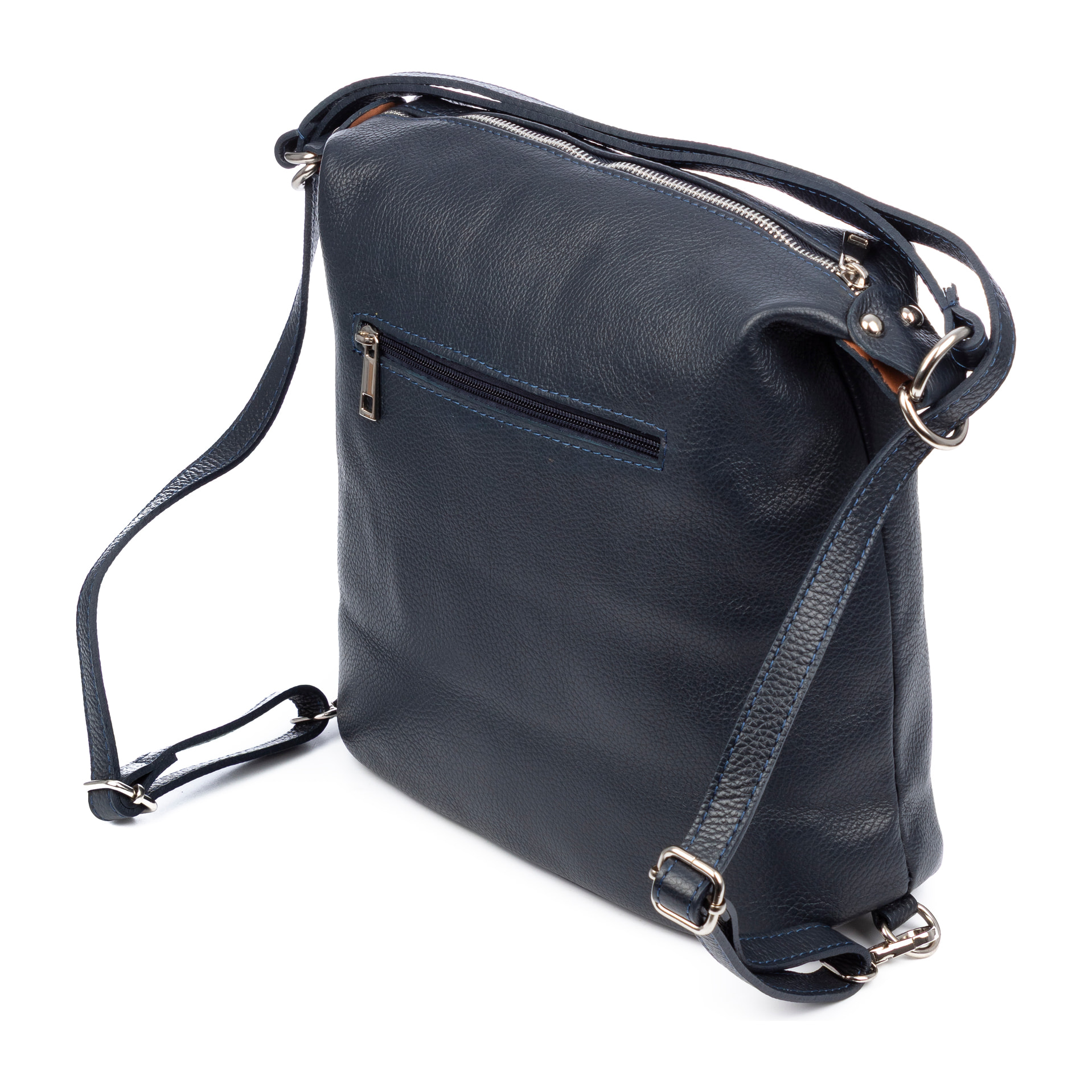 Bagnoli bolso mochila y bolso de hombro mujer. Piel auténtica Dollaro.