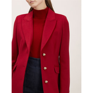 Motivi - Cappotto slim monopetto - Bordeaux