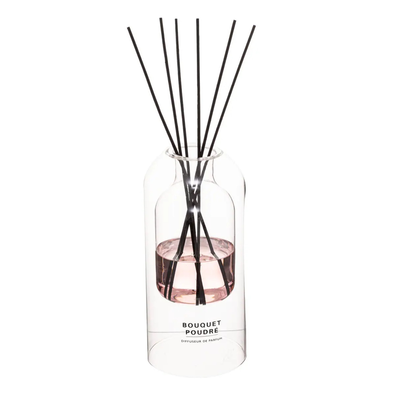 Diffuseur de parfum Ilan 500ml verre bouquet poudré