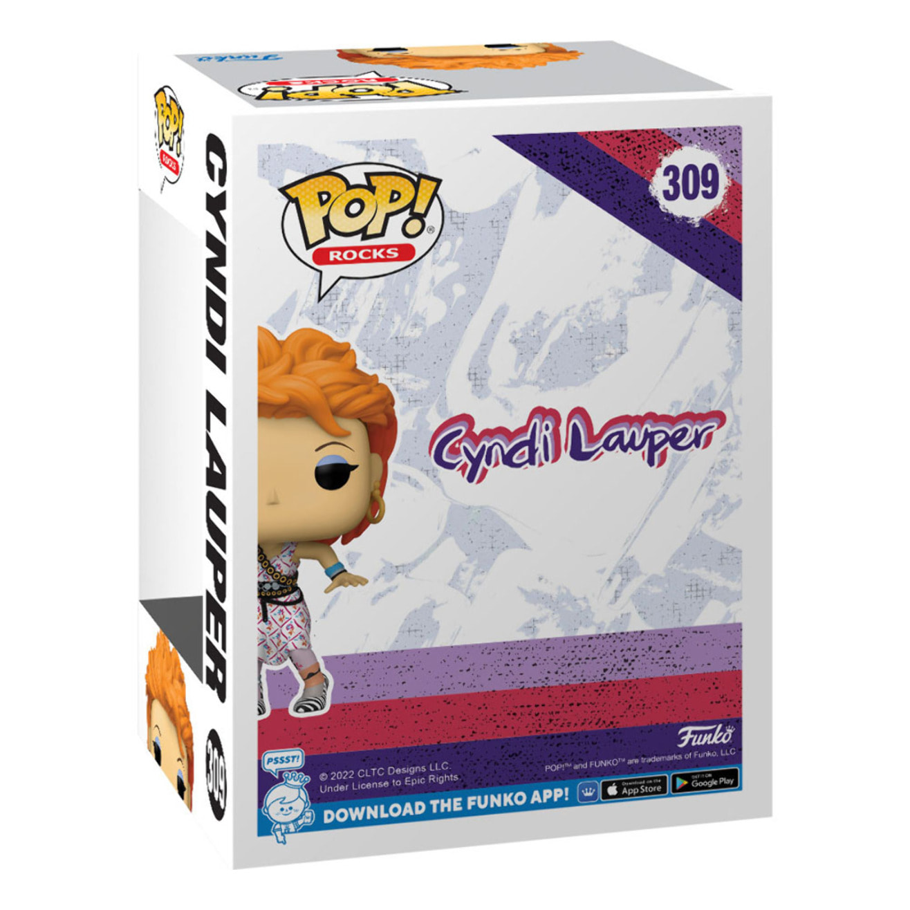 Cyndi Lauper Pop! Rocks Vinile Figura 9 Cm Funko