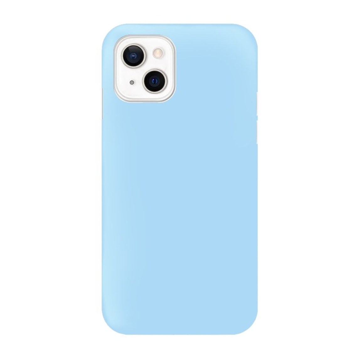 Coque silicone liquide Bleu pour iPhone 13 Mini