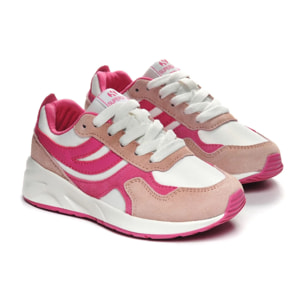 Sneakers Superga Bambino/a Rosa 4073 Kids Training Poly Suede