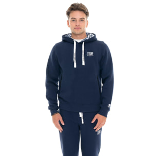 Sudadera con capucha hombre Leone 1947 Apparel Soft Basic logo pequeño invierno