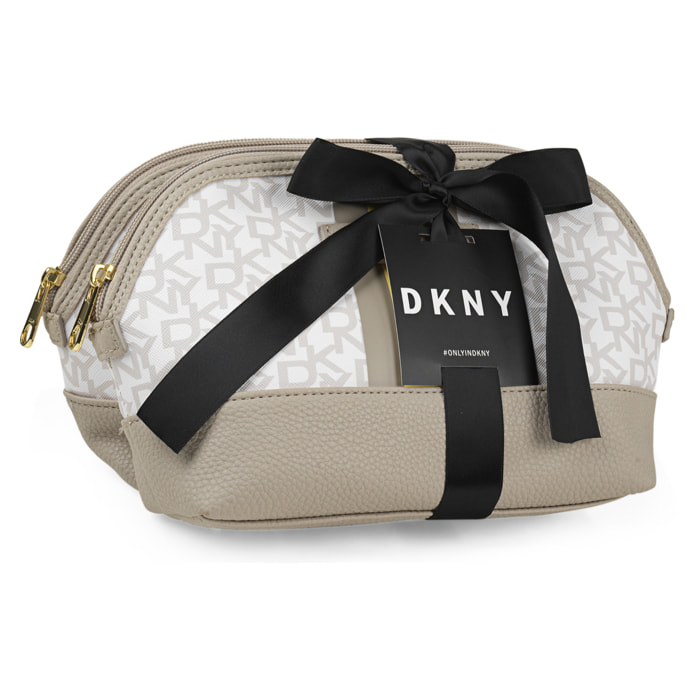 Neceser Viaje Mujer Dkny Dkny-636 Signature Stripe Brege Combo