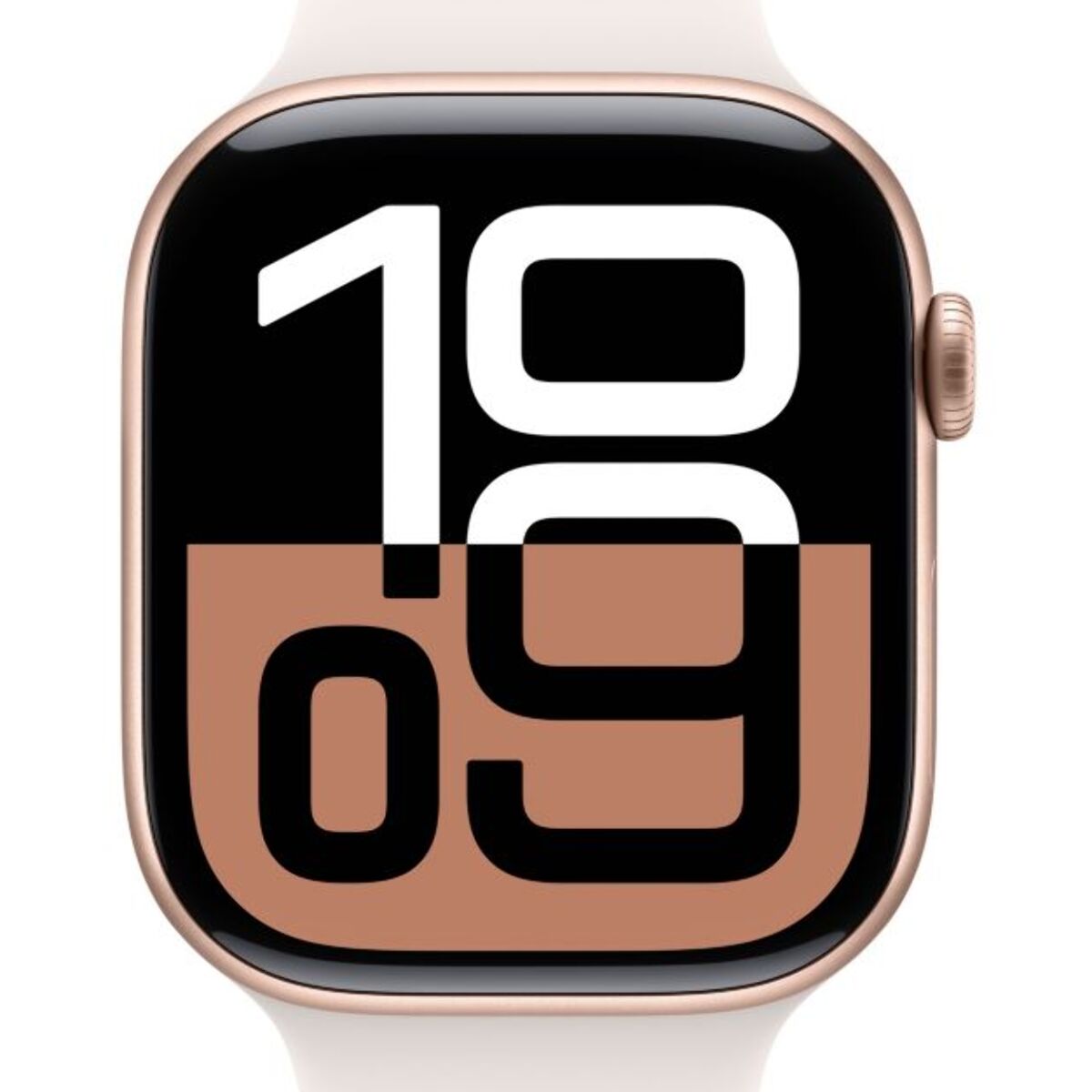 Montre connectée APPLE WATCH Serie 10 42mm Alu/Or Rose M/L