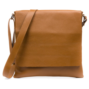 Agnadello Borsa Messenger Donna. Vera Pelle Dollaro.