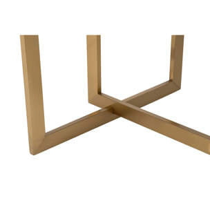 Mesa Comedor  Marmol Inoxidable Tebas 220x100x76 Cm