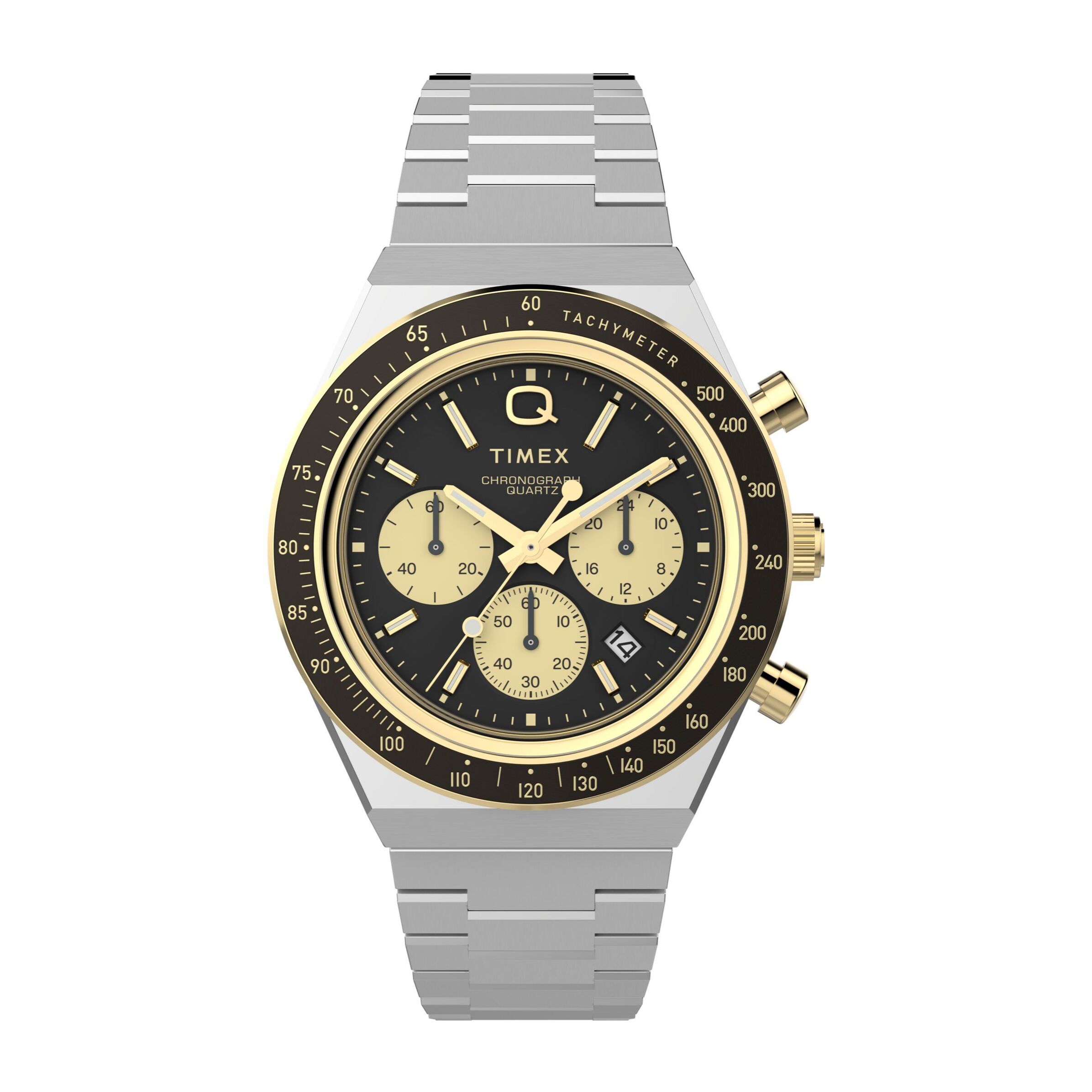 Timex Quartz Analog Chronograph Q Timex® Chronograph