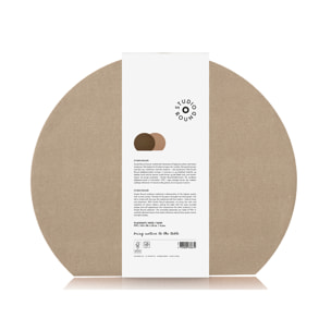 Set de 4 sets de table 43 x 36 cm Moss/Sand