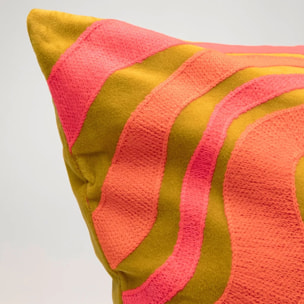 Coussin Electric Feeling rose Kare Design