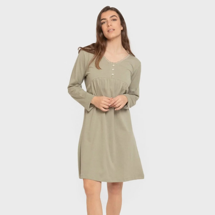 Canotta in pizzo semplice da donna m/l