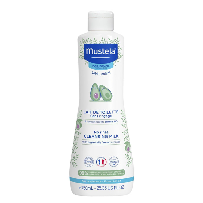 Lait de Toilette sans Rinçage  - A L'Avocat Bio