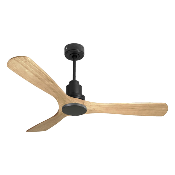 Ventilateur de plafond Réversible  Thermostat Wifi Moteur à courant continu Toits en pente Télécommande Hypersilence Mémoire Shopify Vendible (AUTOMATIQUE)