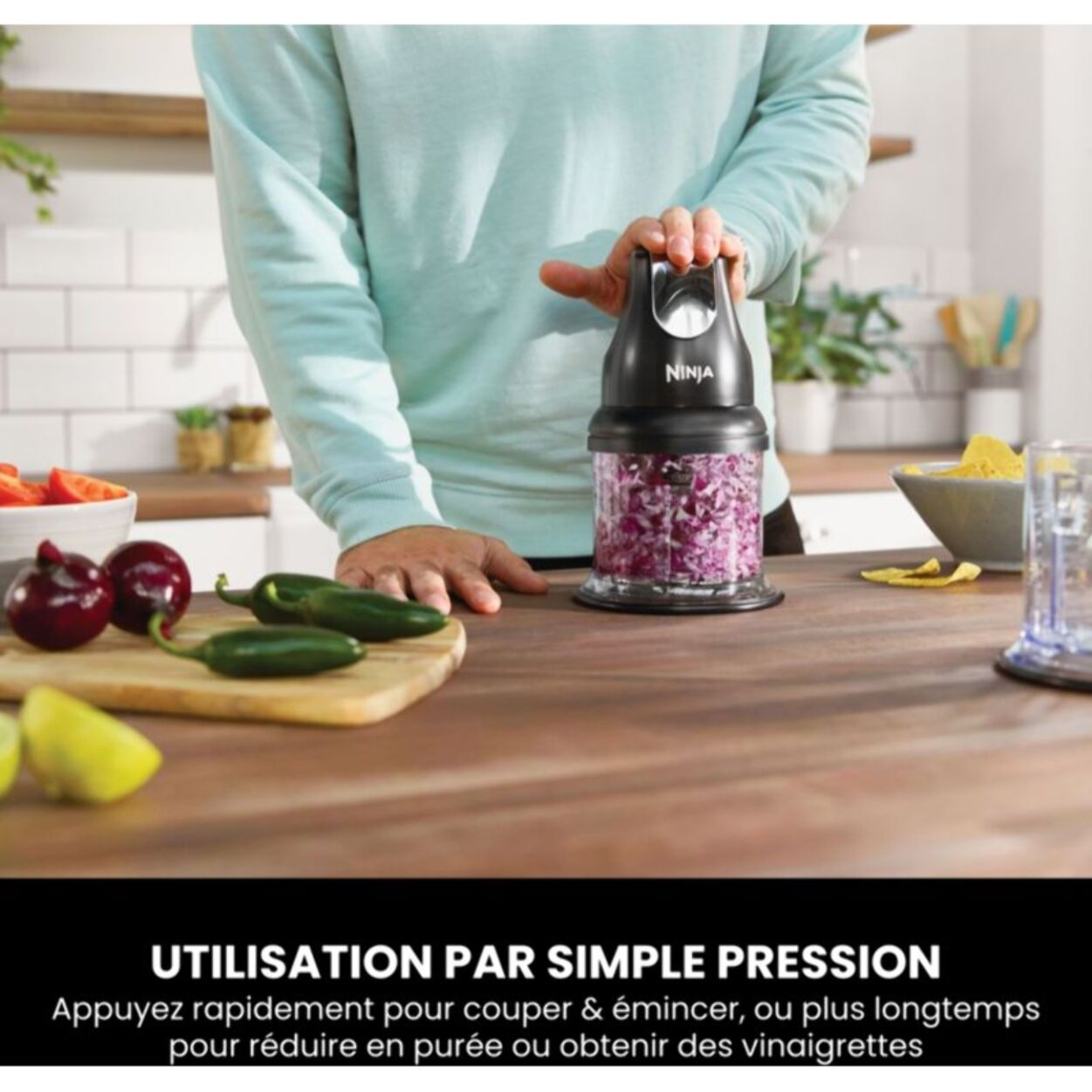 Hachoir NINJA Express Chop Mini hachoir & mixeur NJ1002EUBK