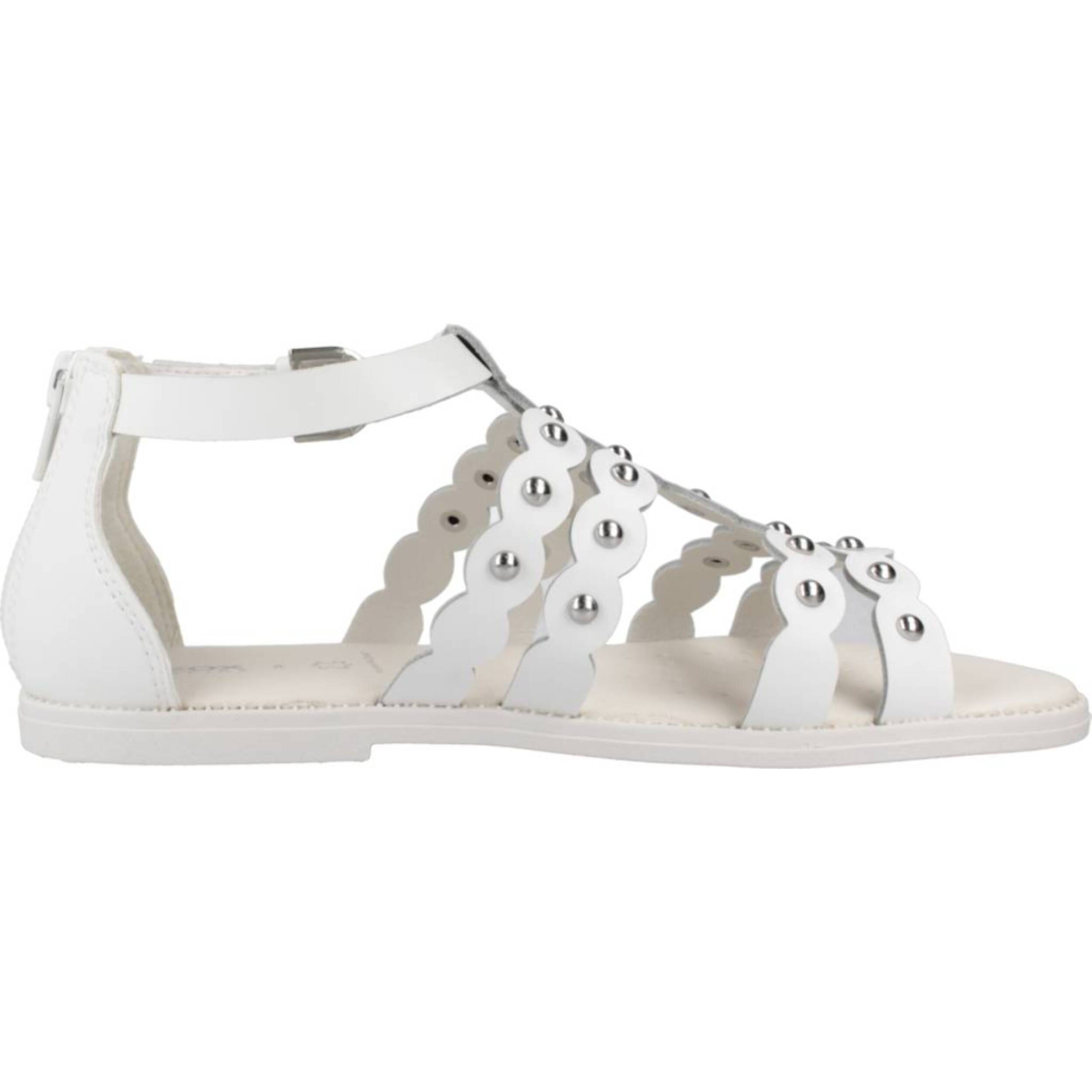 Sandalias Niña de la marca GEOX  modelo J SANDAL KARLY GIRL BLANCO