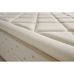 Matelas Ressorts Ensachés Eco Nature Spring, 30 cm, 2 places - Moonia