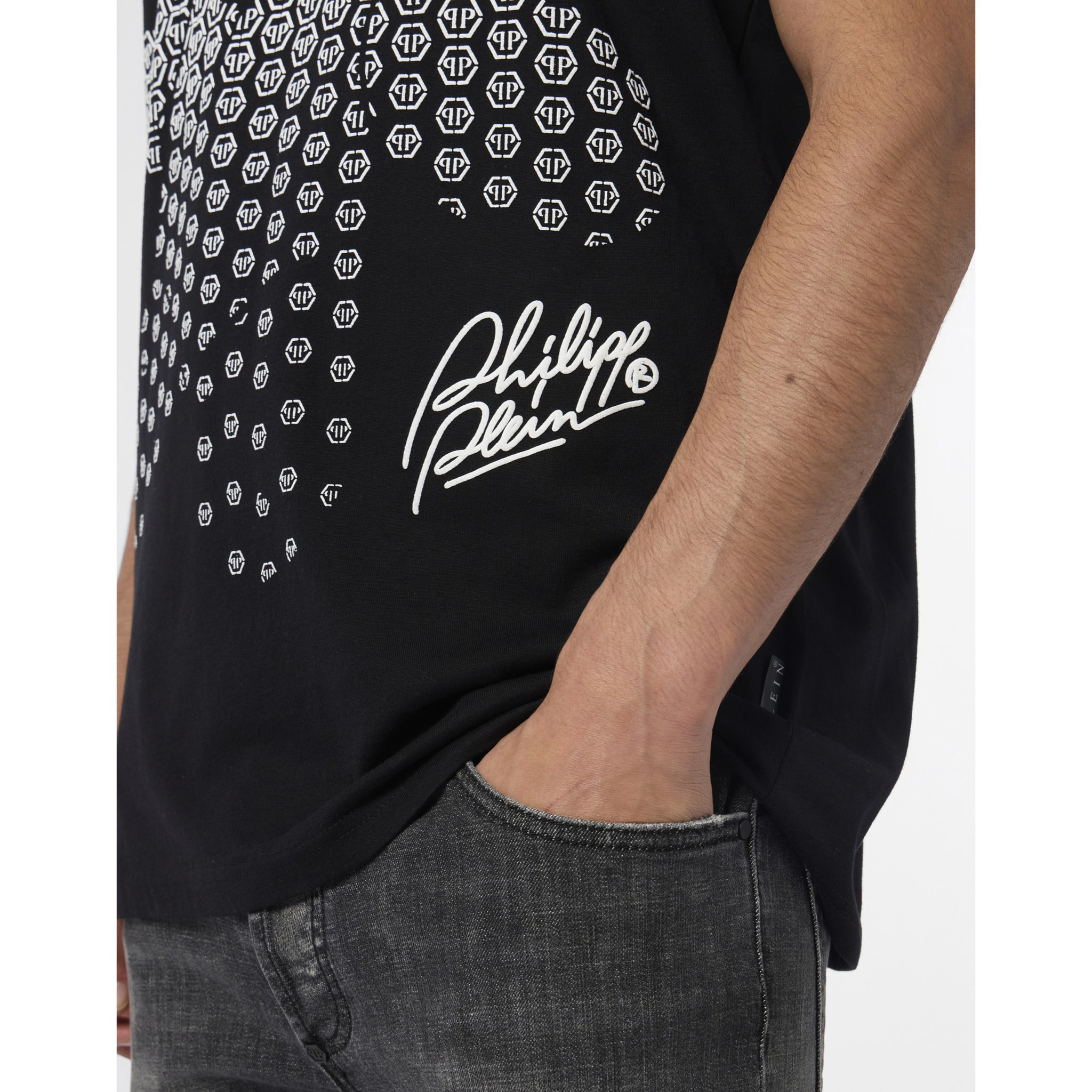 PHILIPP PLEIN Round Neck T-Shirt Puffy Teddy Teddy Bear