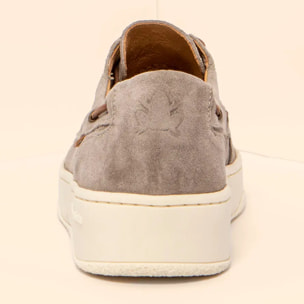 Zapatos N5845 SILK SUEDE TAUPE/ GEO color Taupe