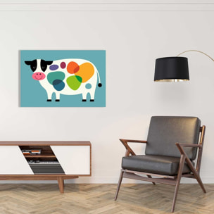 Tableau happy milk ! Toile imprimée