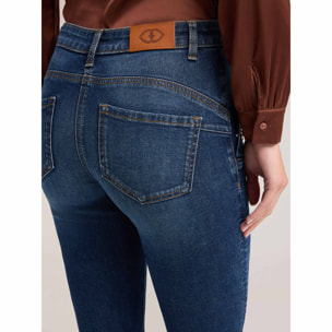 Motivi - Jeans flare con bottoni metallici - Blu