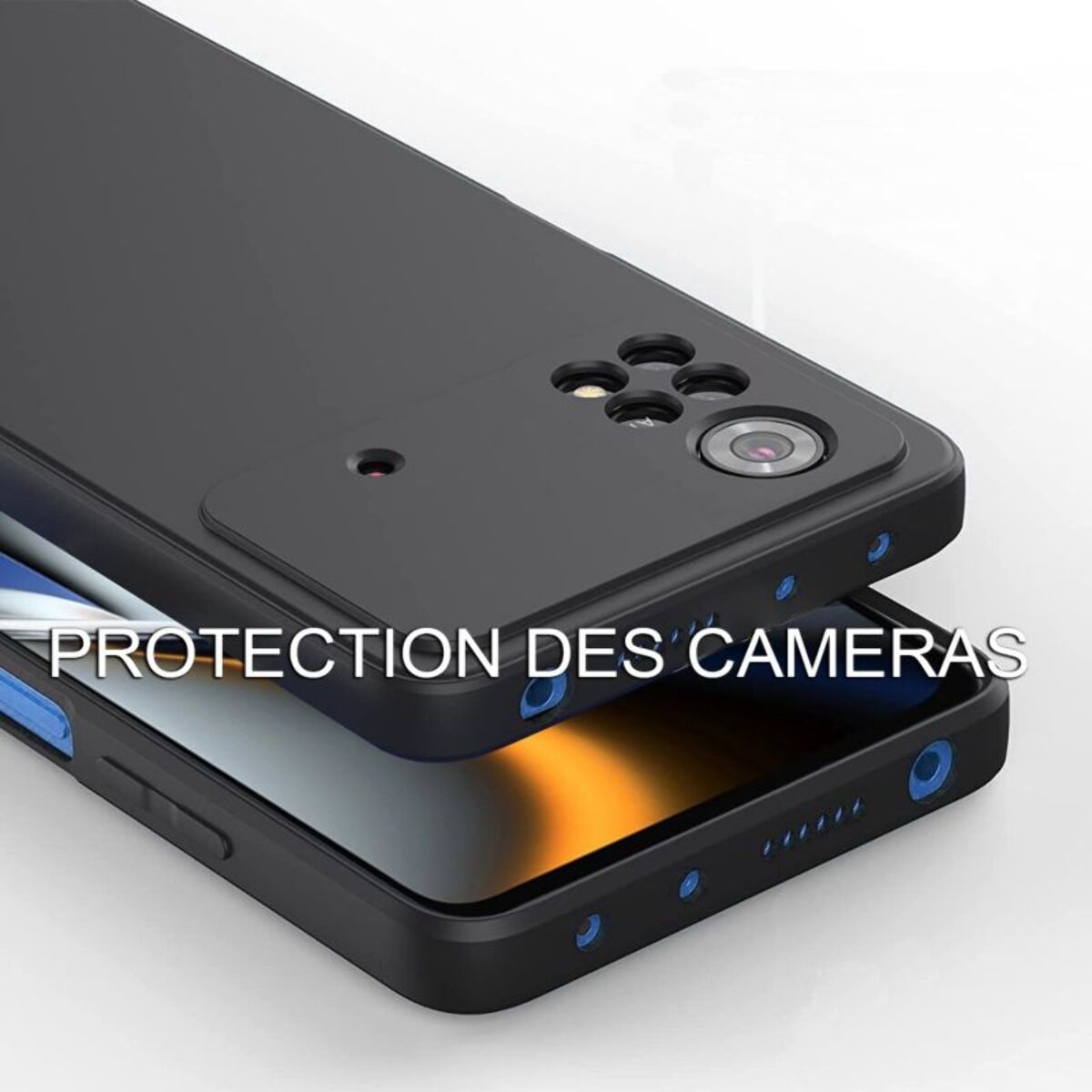 Coque IBROZ Xiaomi Poco M4 Pro 4G Silicone Noir