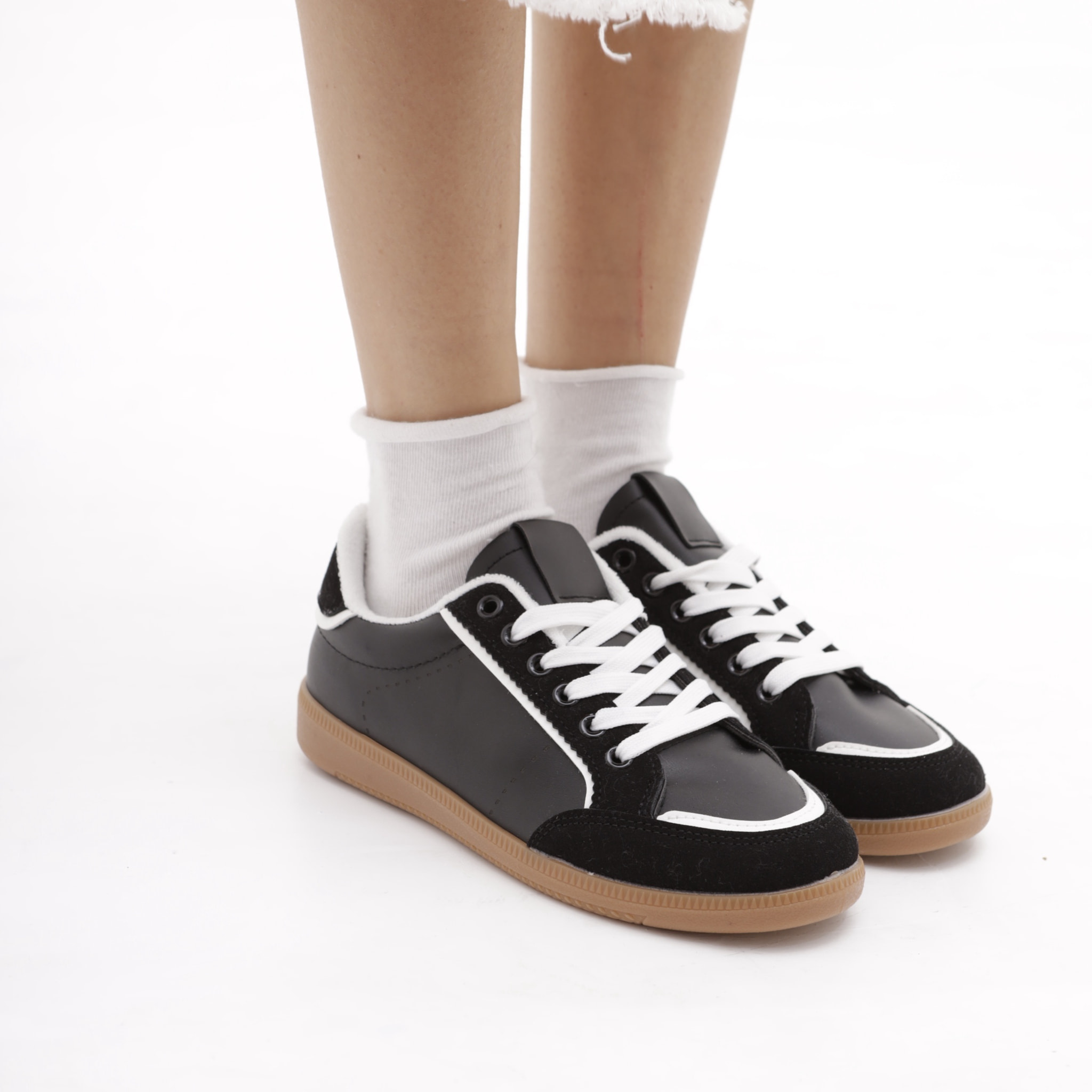 SNEAKERS SIMPLE CHOCOLA' NERO