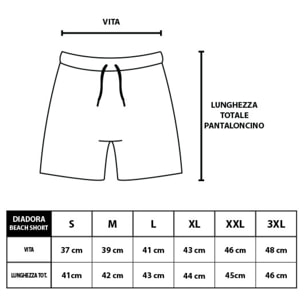 Costume Boxer Uomo Mare DIADORA Beach Short Core Art.179315