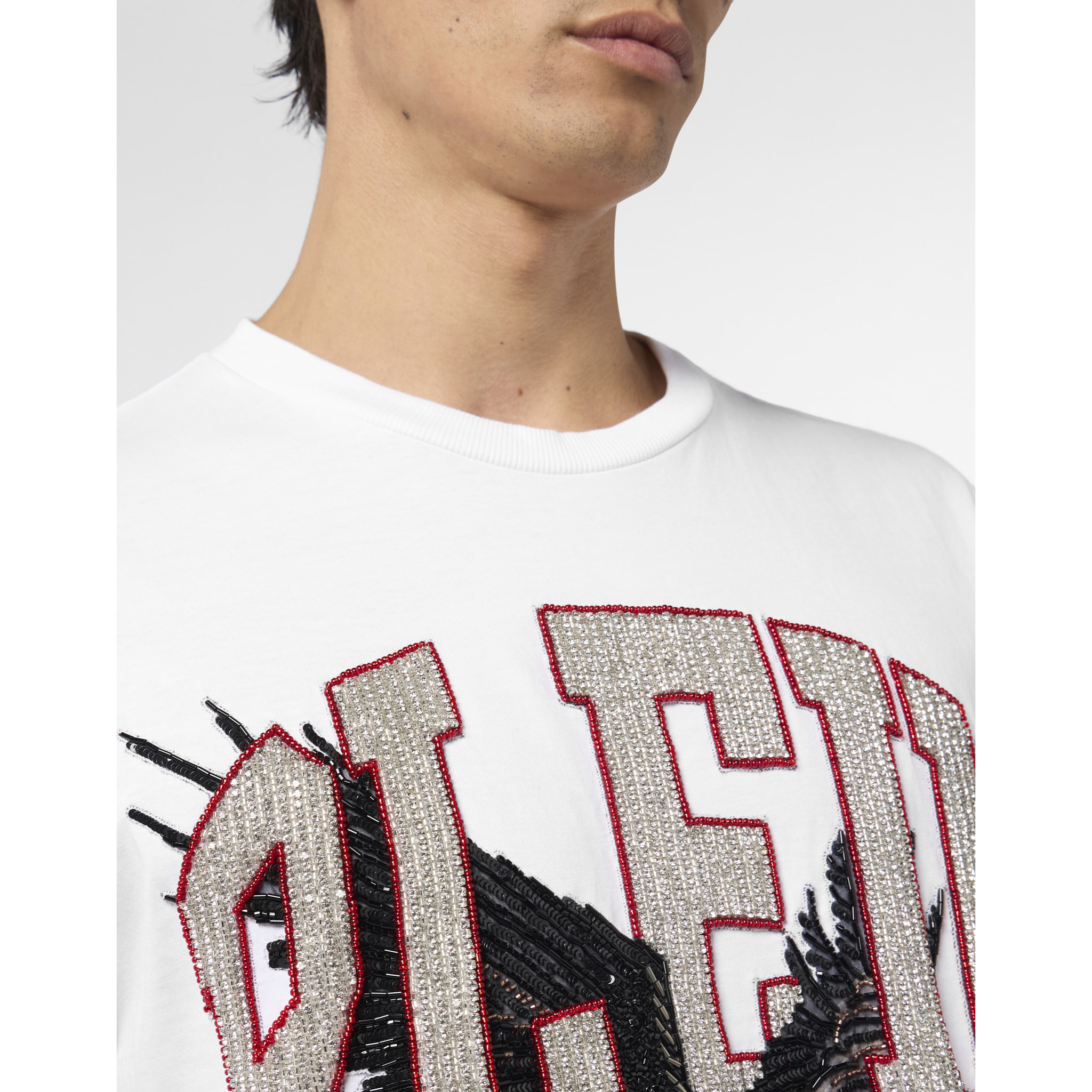 PHILIPP PLEIN Maglietta girocollo Ss EAGLE
